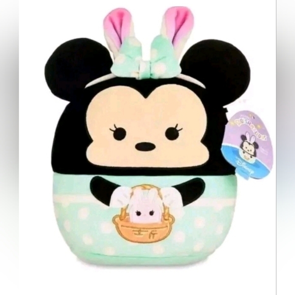 NWT Squishmallows Disney Easter Minnie Mouse 8" plush toy - Picture 2 of 3